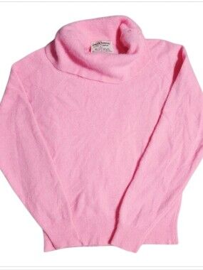 VINTAGE 75% Luxury Angora Parkhurst Cowl Neck Sweater
